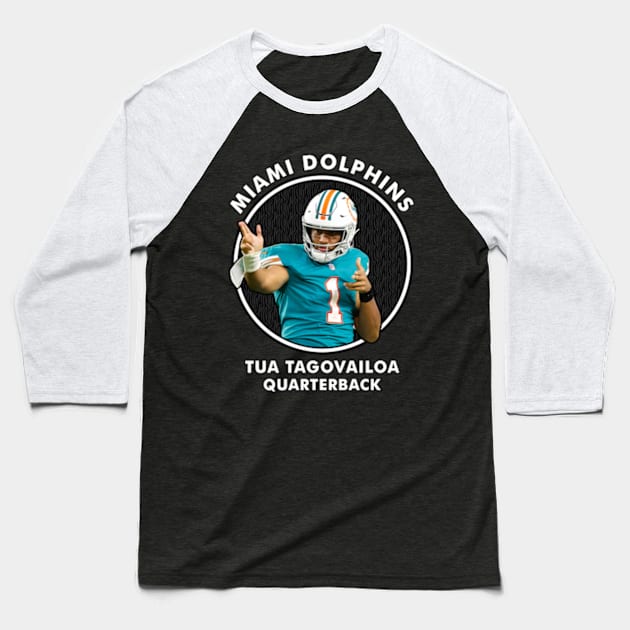 TUA TAGOVAILOA - QB - MIAMI DOLPHINS Baseball T-Shirt by Mudahan Muncul 2022